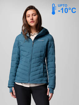 Columbia - Women Teal Omni-Heat Infinity Joy Peak Down Jacket upto -10°c