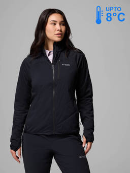 Columbia - Women Black Omni-Heat Arctic Arctic Crest Fleece Jacket upto 8°c