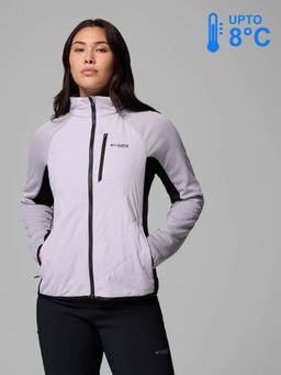 Columbia - Women Purple Omni-Heat Arctic Arctic Crest Fleece Jacket upto 8°c