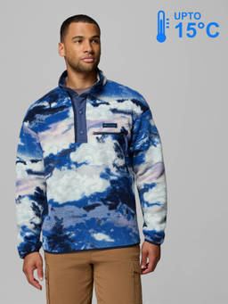 Columbia - Men Multi-Color Helvetia II Winter Sports Fleece Jacket for upto 10°c