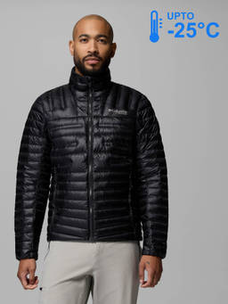 Columbia - Men Black Omni-Heat Arctic Endevour Mountain Down Jacket for upto -25°c