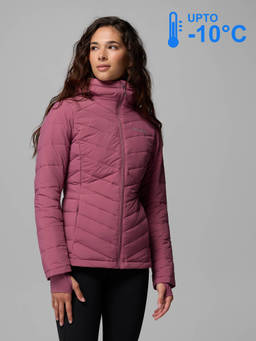 Columbia - Women Purple Omni-Heat Infinity Joy Peak II Down Jacket for upto -10°c