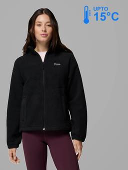 Columbia - Women Black MTR Timber Meadow Lifestyle Fleece Jacket
