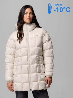 Columbia - Puffect Iii Women Beige Solid Jacket