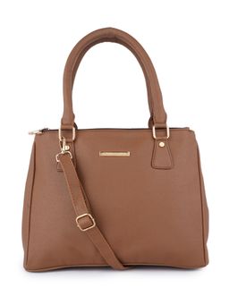 Lapis O Lupo - Brown Solid-Plain Handbag