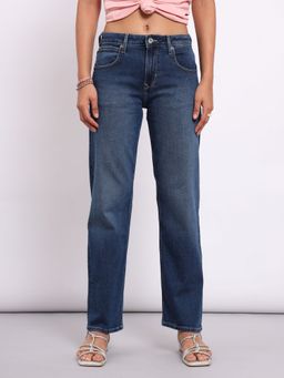 Lee - Womens Blue Hight Waist Jeans