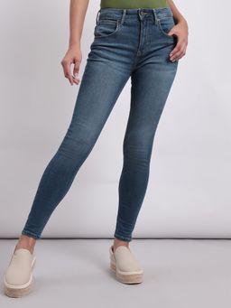Lee - Womens Blue Hight Waist Jeans
