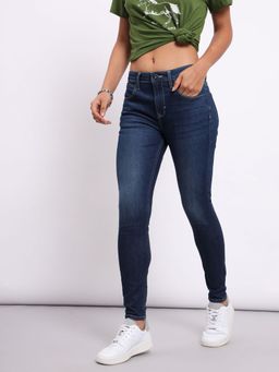 Lee - Womens Blue High Waist Jeans