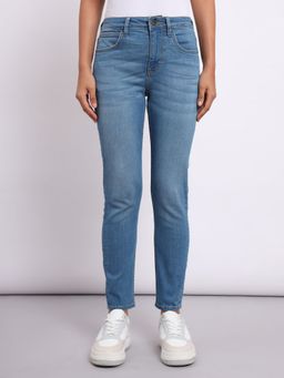 Lee - Womens Blue High Waist Jeans