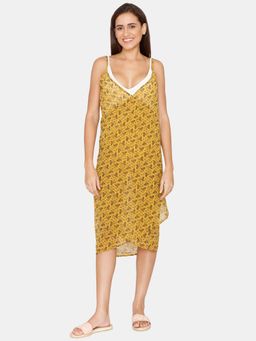 Zivame - Coucou Knee Length Sarong - Illuminating Yellow
