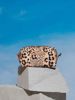 Pipa Bella by Nykaa Fashion - Classic Orange & Black Animal Print Kate Rectangular Travel Travel Pouch