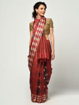 Fabindia - Silk Printed Sari