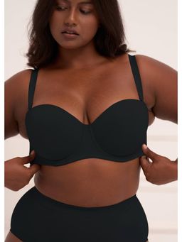 Underneat - Black Women All Day Hold Strapless Bra