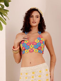 Velvery - Women Summer Beach Crochet Bralette
