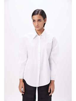 Genes Lecoanet Hemant - Straight Fit Shirt With Soft Rounded Sleeves