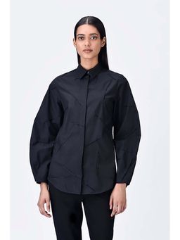 Genes Lecoanet Hemant - Regular Fit Giza Cotton Shirt With Bead Embroidery