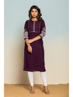 Autumnlane - Uma Voila Embroidered Kurta