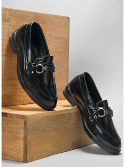 KATS - Boys Slip On Loafers - Black