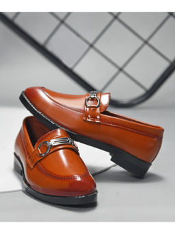 KATS - Boys Slip On Loafers - Tan