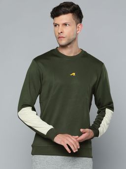 Alcis - Men Green Printed Sweatshirt