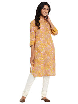 Fabindia - Cotton Printed Regular Fit Kurta