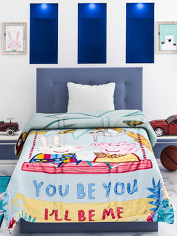 Athom Living - Peppa Pig Time for Bed Collections Kids Comforter (Queen)