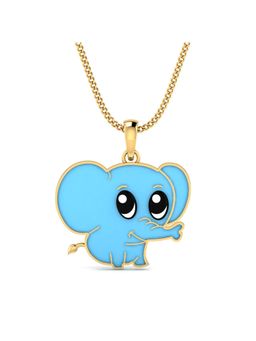 KuberBox - 18K Jumbo Enamel Pendant