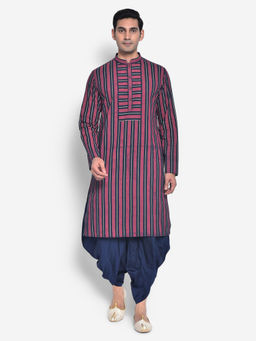 KISAH - Men Red Kurta (Set of 2)