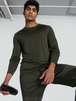 Puma - Formknit Seam Essentials Ls Men Green T-Shirt