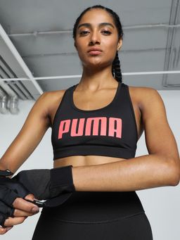 Puma - 4 Keeps Women Black Sports Bras