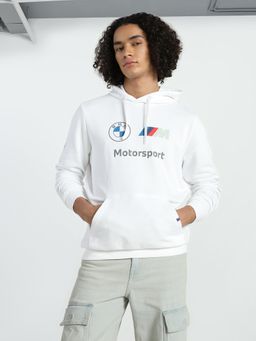 Puma - Bmw Mms Essentials Ft Men White Hoodie