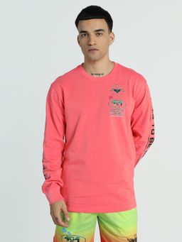 Puma - Melo 1Love Ls Men Pink T-Shirt