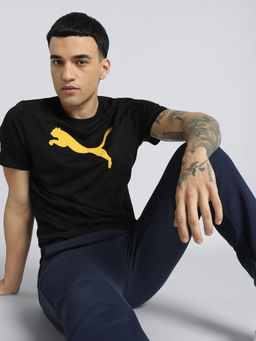 Puma - Graphic Logo Men Black T-Shirt
