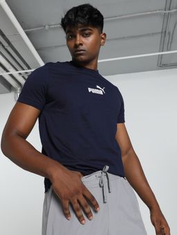 Puma - N1 Logo Graphic Men Navy Blue T-Shirt