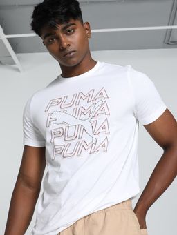 Puma - Cat Graphic Men White T-Shirt