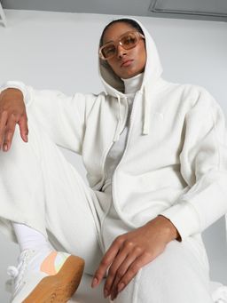 Puma - Her Full-Zip Women White Jacket