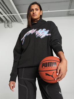 Puma - Cherry On Top Graphic Women Black Hoodie