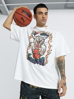 Puma - Getting Crafty Ss 3 Unisex White T-Shirt
