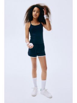 H&M - Girls Blue Yoga Top With Softmove