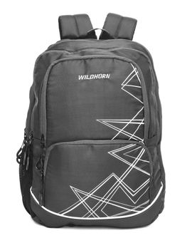 WILDHORN - Grey 34L Unisex Polyester Laptop Backpack