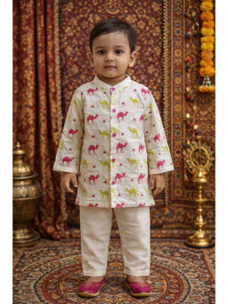 PSPeaches - Baby Boy Printed Kurta and Pajama