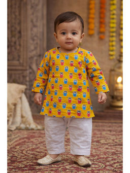 PSPeaches - Baby Boy Printed Kurta and Pajama