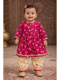 PSPeaches - Baby Girl Printed Kurta and Salwar