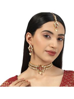 Voylla - Kundan Studded Gold Plated Jewellery