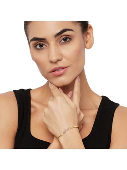 Voylla - Generic Dice Motif Gold Plated Bracelet