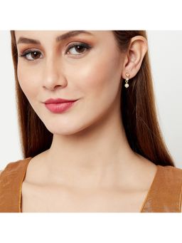 Voylla - Dainty Pearly White Earrings