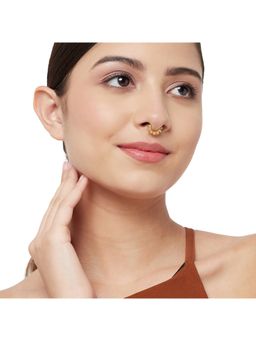 Voylla - Dainty Ethnic Gold Plated Nose Ring