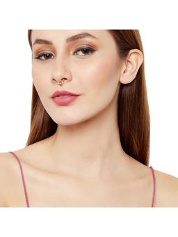 Voylla - Indie Collectibles Gold Tone Fashionable Nose Ring