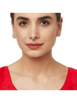 Voylla - Floral Motif Nose Ring