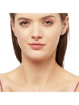 Voylla - Indie Collectibles Gold Tone Adjustable Nose Ring